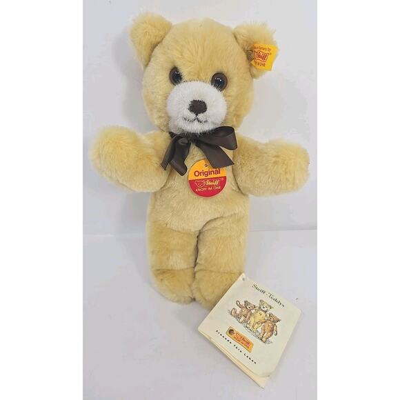 Steiff Teddy Bear 023071 Original Tags 9" Tall U321 - Picture 1 of 8